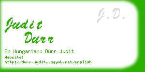 judit durr business card