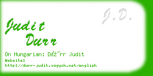 judit durr business card